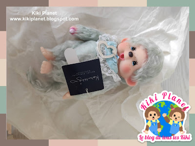 kiki Monchhichi anniversaire coffret rare collector mohair