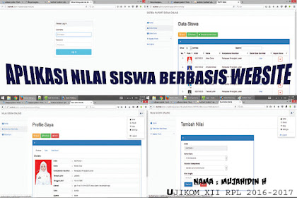 Program Website Nilai Siswa Dengan PHP Native dan MYSQL 