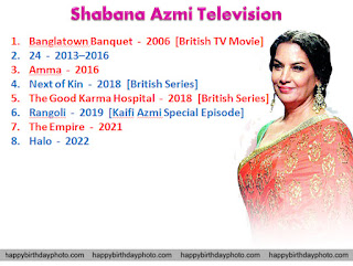 shabana azmi television shows list 1 to 8