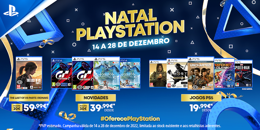 Promoções de Natal da PlayStation com ofertas imperdíveis