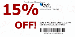 Free Printable Belk Coupons