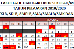 Kalender Pendidikan Sulawesi Barat Tahun 2019/2020