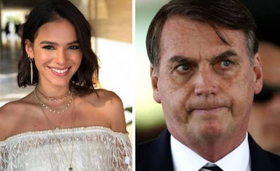 Bruna Marquezine não se segura, parte para cima de Bolsonaro e manda indireta