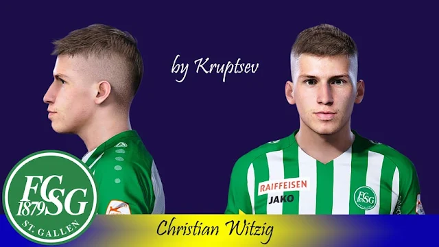 Christian Witzig Face For eFootball PES 2021