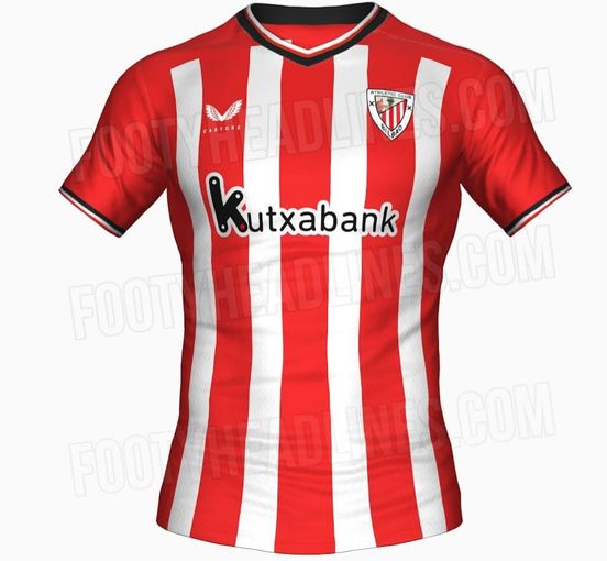 Supuesta camiseta Castore del Athletic 2023/2024