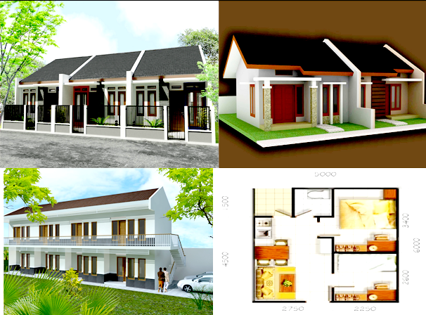 Desain Interior Rumah  Kontrakan 3 Petak  Design  Rumah  