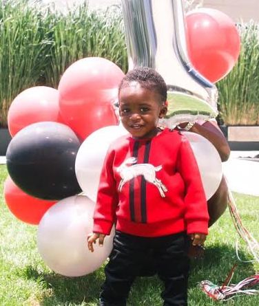 Tiwa Savage shares adorable photos of her son Jamil, on his 1st birthday today 