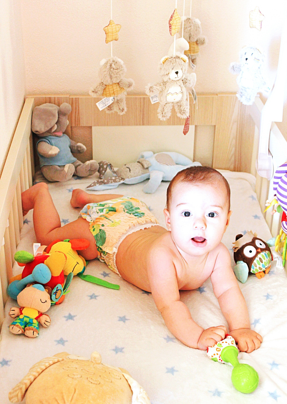 how many diapers needs a 3-6 months old baby; koliko pelena treba bebi