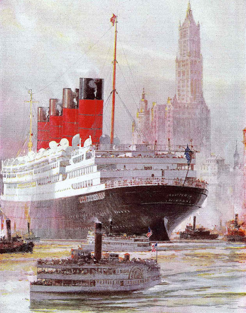 a 1926 Cunard Line poster