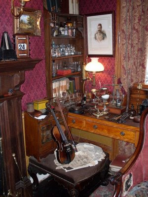 The corner of Holmes' Study.