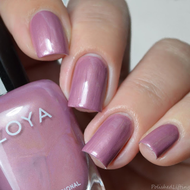 dusty pink creme nail polish