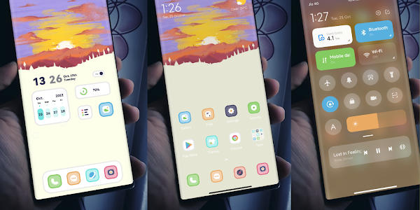 Diurnal pattern | Fantastic Theme For MIUI 12 And MIUI 12.5 With Minimal Interface