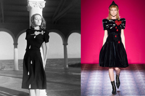 Flashback Summer: Controversial Post - Copying the Greats.  Schiaparelli heart dress, 1946, 2014