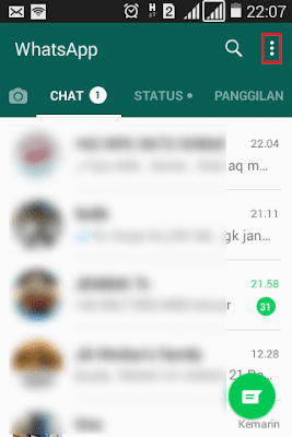 Gambar ilustrasi WhatsApp di hp android