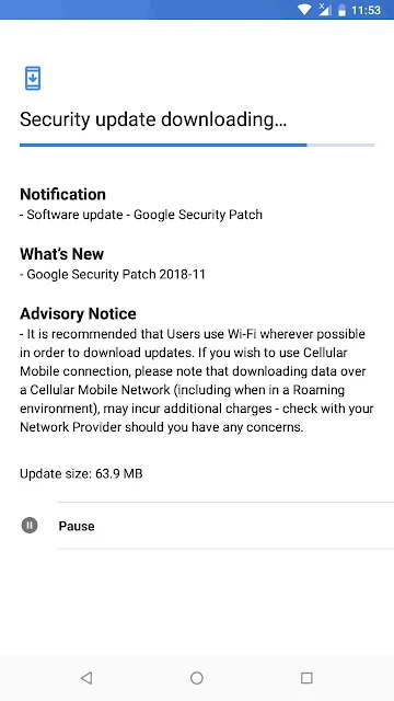 Nokia 2.1 receiving November 2018 Android Security update 