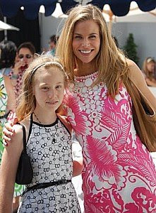 Brooke Burns with Emma Sweaza [photo credit:Movieweb/HollywoodBeat