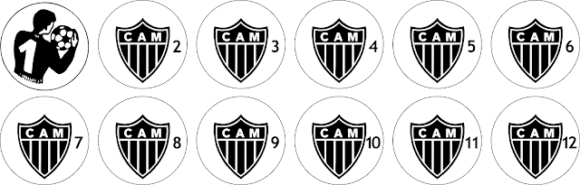 ATLÉTICO MINEIRO  CANINDÉ-MG ESCUDO BOTÃO ARTE BOTÃO ESCUDINHOS BOTÃO TIME BOTÃO GULIVER ESCUDINHOS GULIVER