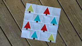 Tree Farm quilt block for Christmas QAL