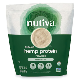 Nutiva USDA Organic Cold-Pressed Raw Hemp Seed Plant Protein
