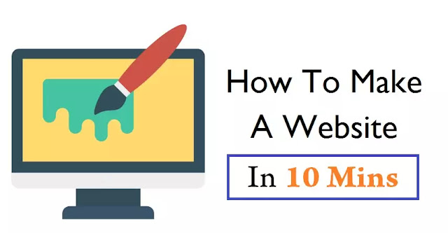 How to make a website in 10 Mins - in 5 easy steps.