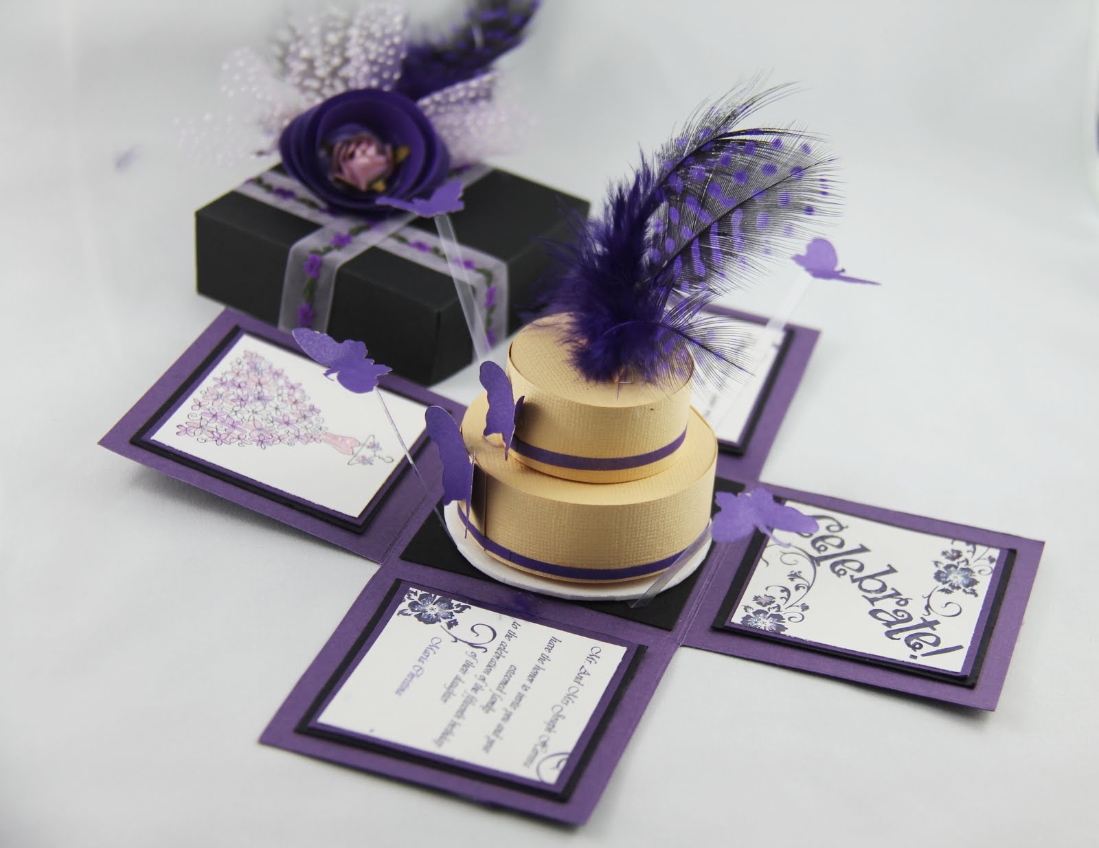 blue and purple wedding ideas