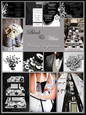 Black And White Wedding Reception Ideas