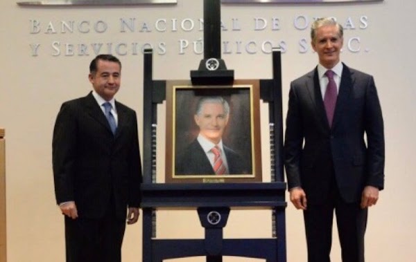 El retrato que Del Mazo se mandó hacer y le costó $185,000 a Banobras