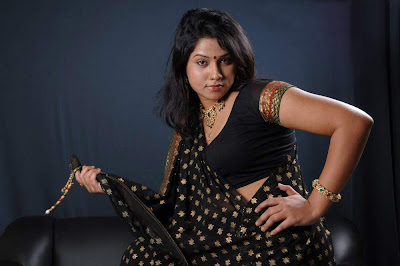 Tollywood Actress Jyothi Hot Saree Photos Gallery