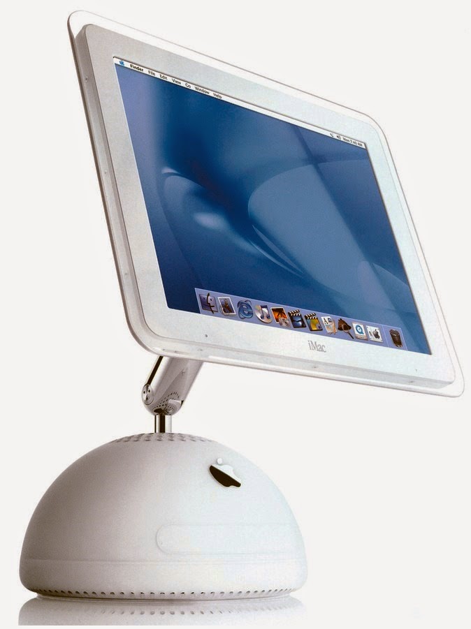 моноблок iMac G4 похож на лампу