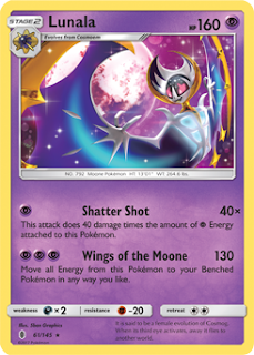 Lunala Guardians Rising Pokemon Card