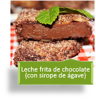 LECHE FRITA DE CHOCOLATE