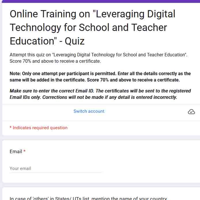 Online Training on Leveraging Digital Technology for School and Teacher Education  Quiz.jpg