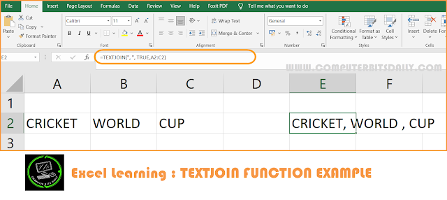 TEXTJOIN EXCEL TIPS AND TRICKS