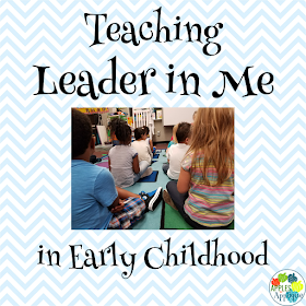 Teaching Leader in Me in Early Childhood | Apples to Applique