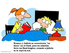 Meme de humor sobre Romeo y Julieta