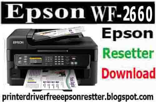 Epson WorkForce WF-2660 resetter tool free download 2020