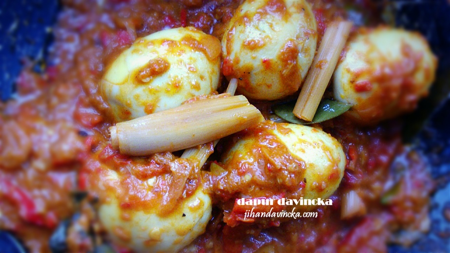 Dapur Davincka: Resep Telur Bumbu Bali