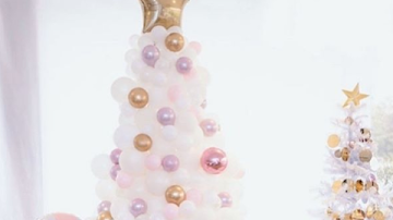 10 Decoraciones de Navidad con globos 
