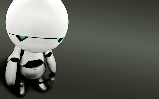 The Hitchhikers Guide to the Galaxy Marvin the Paranoid Android Wallpaper in HD