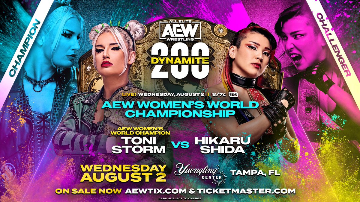 Women's Title Match And More Announced For AEW Dynamite 200