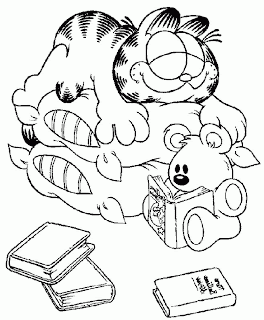 Desenhos do Garfield para Imprimir