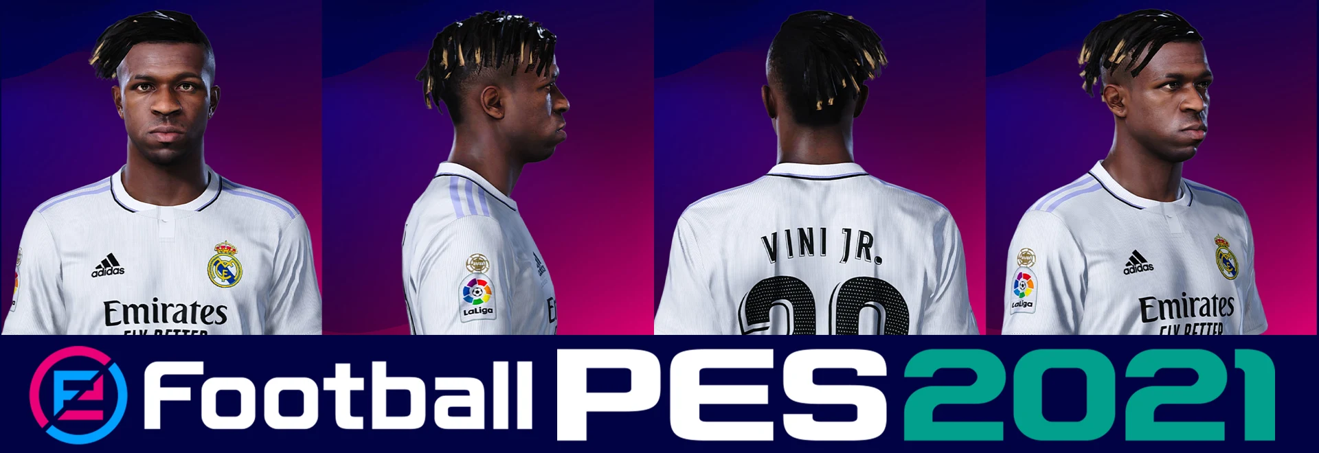 Vinícius Júnior eFootball PES 2021 Face