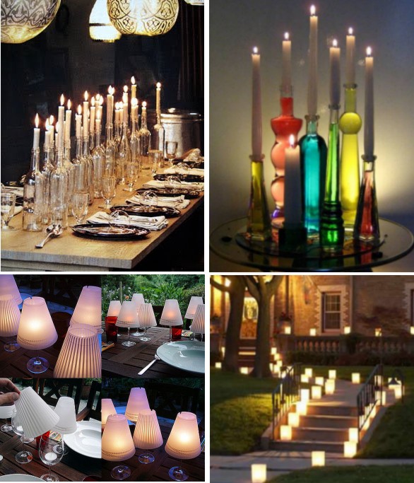 wedding reception ideas with candles