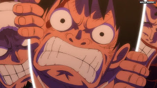 ワンピースアニメ 1016話 三船長 ルフィ ロー キッド Luffy Law Kid | ONE PIECE Episode 1016