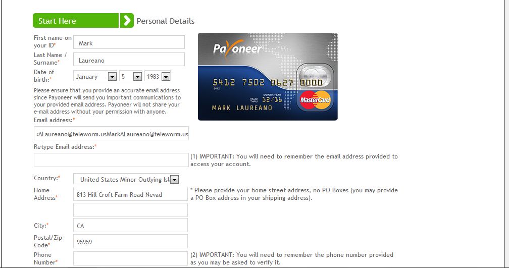 USA verified PayPal from unsupported countries with a free mastercard loaded $25!