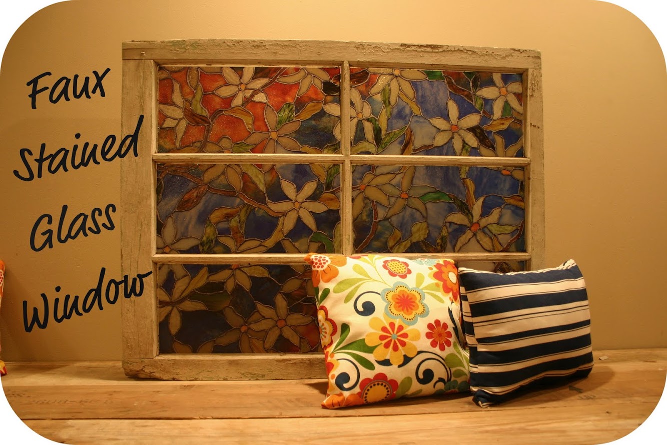 Faux Stained Glass Window {Tutorial}