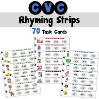 CVC Rhyming Strips