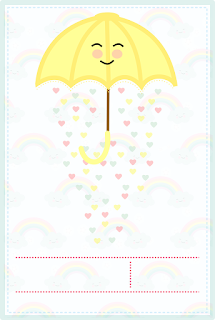 Rain of Blessings: Free Printable Infographic Invitation. 