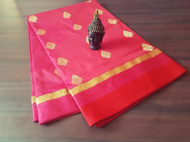 Exclusive soft silk kanchee sarees with rich pallu |Online saree