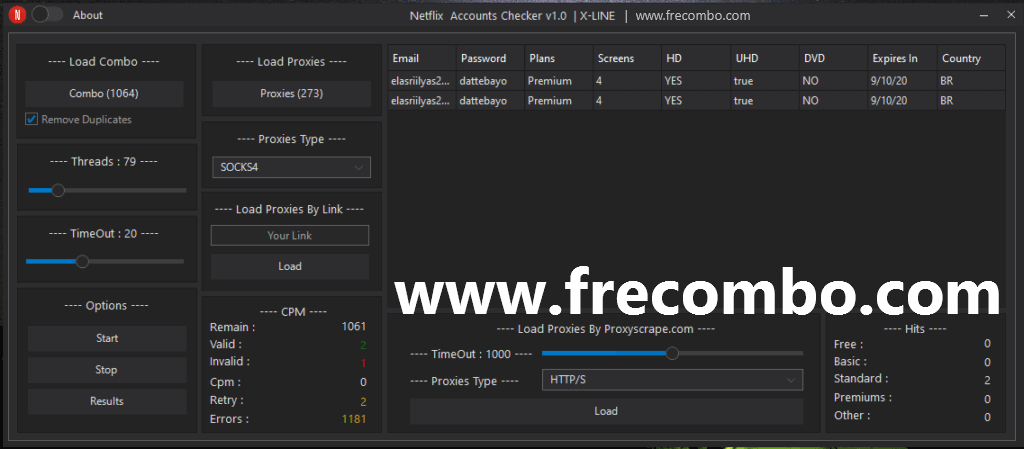 BRAND NEW NETFLIX CHECKER BY X-LINE V0.1